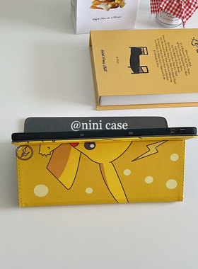 捡漏！！~卖完无补 联想小新pad11平板壳 皮卡丘ipad童年保护套11寸 可支架/防摔软壳/横屏/书本式翻盖