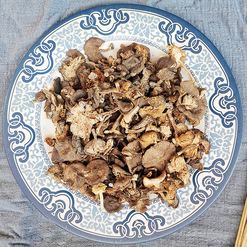 山西特产五台山野生台蘑羊眼子新鲜蘑菇干货香菇500克食用野生菌