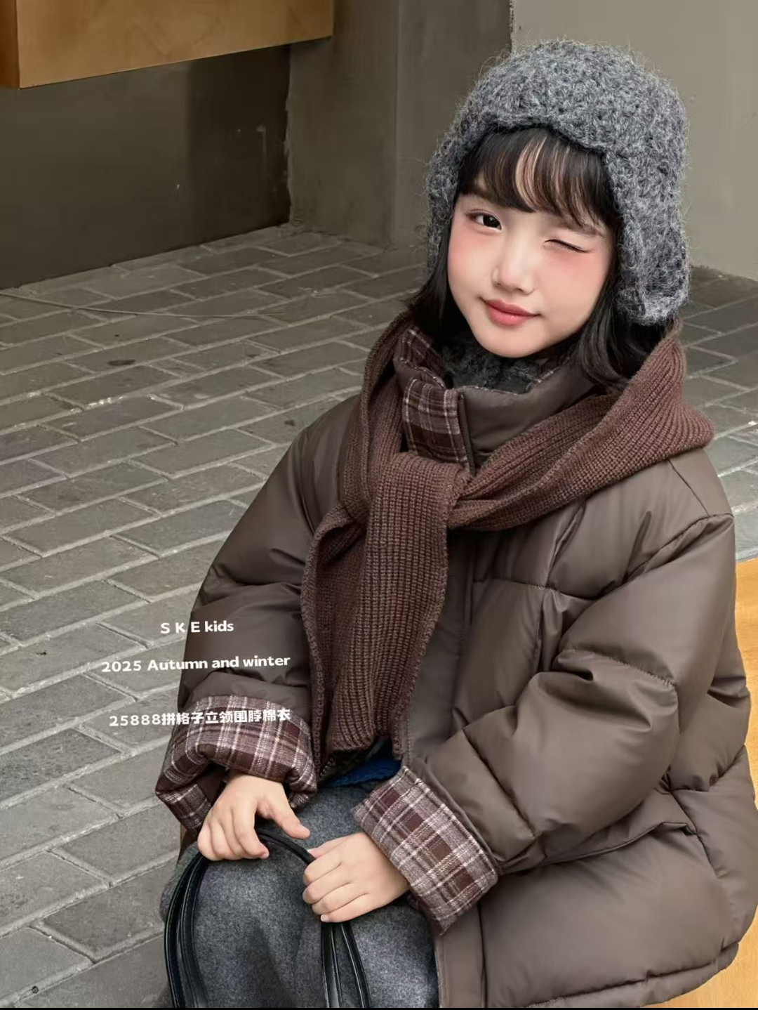 2025新款女童韩版加绒皮衣外套中大童休闲洋气时髦加绒皮衣
