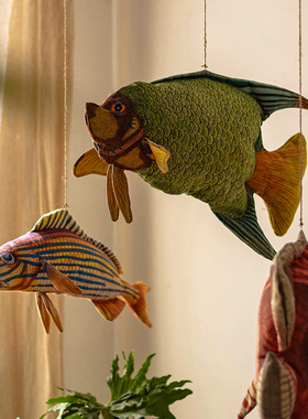 抱枕沙发仿真鱼掬涵可爱