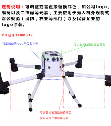 无人机经纬M300RTK机身贴M350RTK