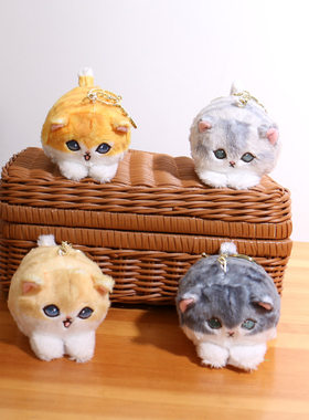 挂件猫猫趴姿钥匙扣可爱