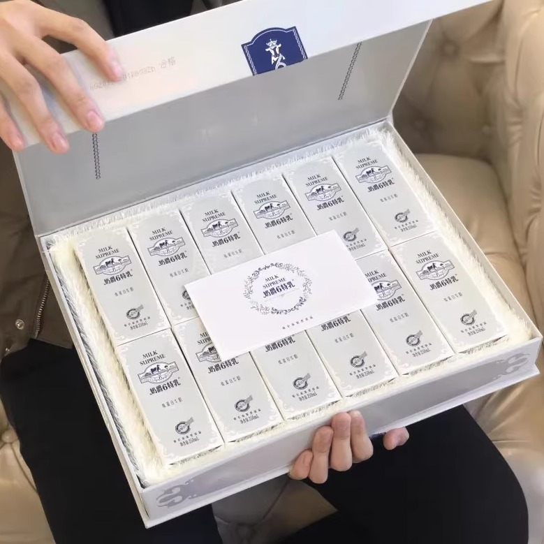 新货奶爵6特乳特仑苏礼盒手提袋