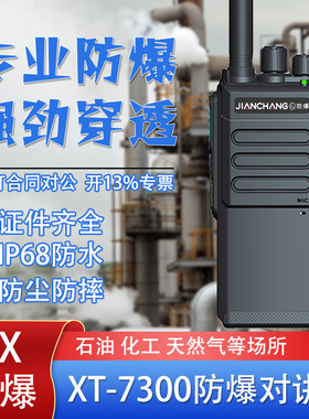 Ex防爆对讲机XT-7300IP68防水天燃气油田煤矿化工制药厂隔爆IICT4