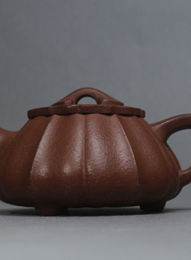 宜兴紫砂壶手工石瓢壶原款老紫泥茶壶大小容量功夫茶具