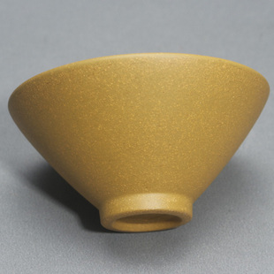 宜兴紫砂斗笠杯原矿黄金段泥小号品茗杯大口杯精品功夫茶杯约50cc