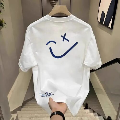 海外订单尾货~剪标撤回外贸美式潮牌纯棉短袖t恤男女时尚宽松上衣