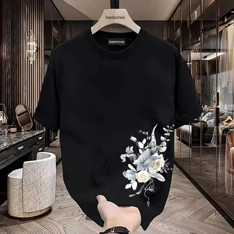 品牌外贸~剪标奥特莱斯专柜港风潮牌纯棉短袖T恤男女情侣休闲上衣