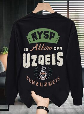 品牌外贸~剪标奥特莱斯专柜美式休闲纯棉长袖t恤初秋男女时尚打底