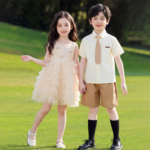 六一女童合唱演出连衣裙套装