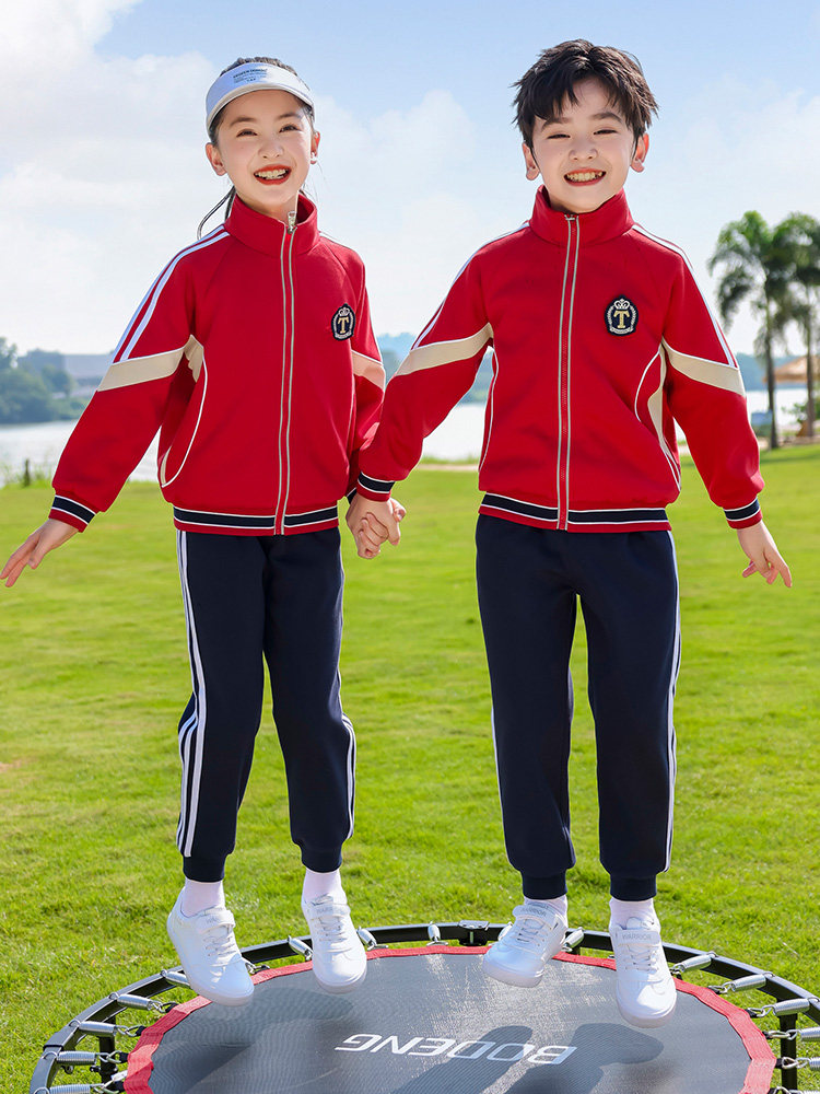小学生校服三件套春秋装运动会