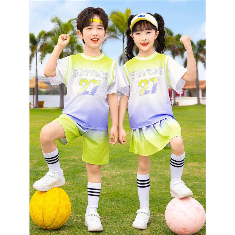 幼儿园园服演出服两件套表演服篮球服班服2025新款毕业大班运动会