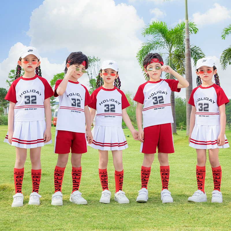 夏季幼儿园园服新款小学生校服班服套装学院风六一儿童合唱演出服