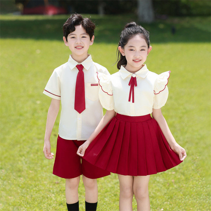六一儿童节表演服小学生诗歌朗诵比赛大合唱幼儿园毕业班服演出服
