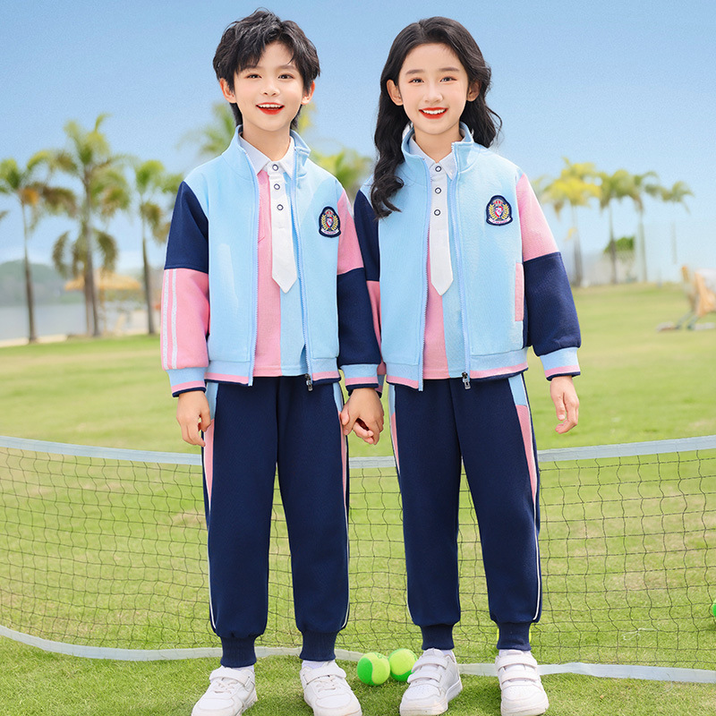 幼儿园园服春秋季新款运动会三四件套休闲套装班服套装小学生