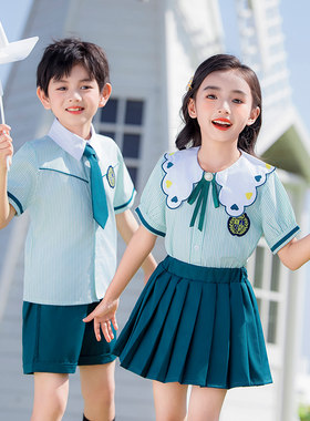 小学生校服秋季班服幼儿园园服春装运动风毕业照服儿童演出服套装