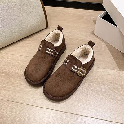 爆款低帮雪地靴2025冬季新品首发