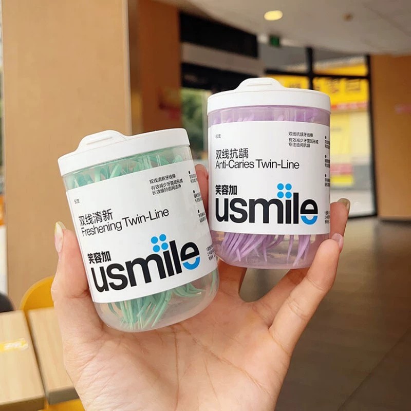 Usmile牙线棒超细安全剔牙签