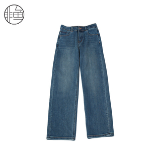 显瘦百搭裤 修身 子NFLDK2036 加厚加绒休闲牛仔裤 非鱼2025秋冬新款