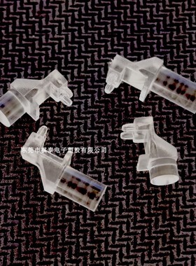 LED贴片导光柱F4透明90度直角导光柱灯罩带插脚定位导光板SLP4系