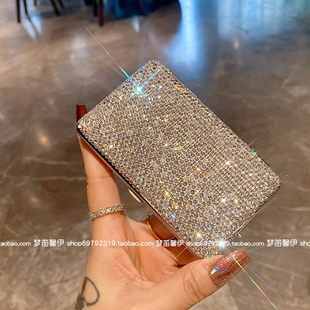 奢华烟盒20支装便携创意个性镶钻密封防压时尚香烟盒高档时尚礼品