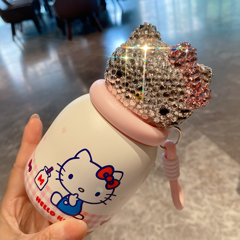 HelloKitty闪钻可爱保温杯礼物