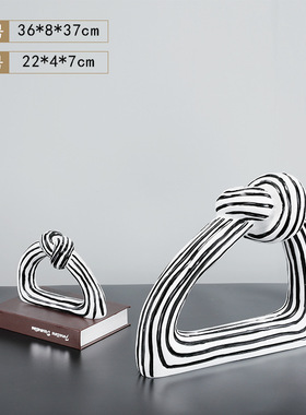 简约现代白色条纹三角结