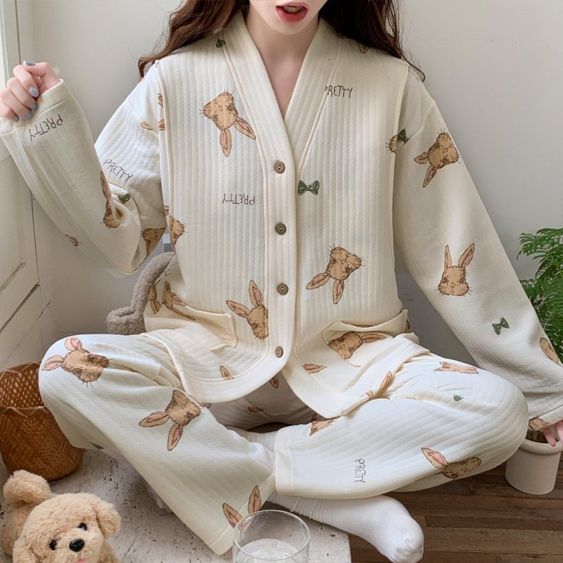 空气棉月子服秋冬季产后哺乳孕妇睡衣女秋冬款孕晚期可外穿家居服,孕妇装/孕产妇用品/营养,哺乳衣/月子服,淘宝优惠券,粉丝福利购,淘宝优惠卷