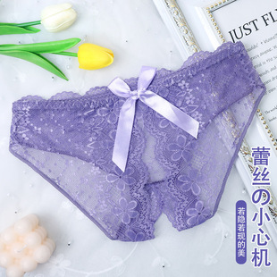 颜蓓薇内裤 个性 迷人时尚 蕾丝网纱蝴蝶结634 女网红爆款