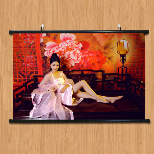性感人物装饰画美女情侣床头卧室挂画宾馆酒店壁画饥渴女海报挂画