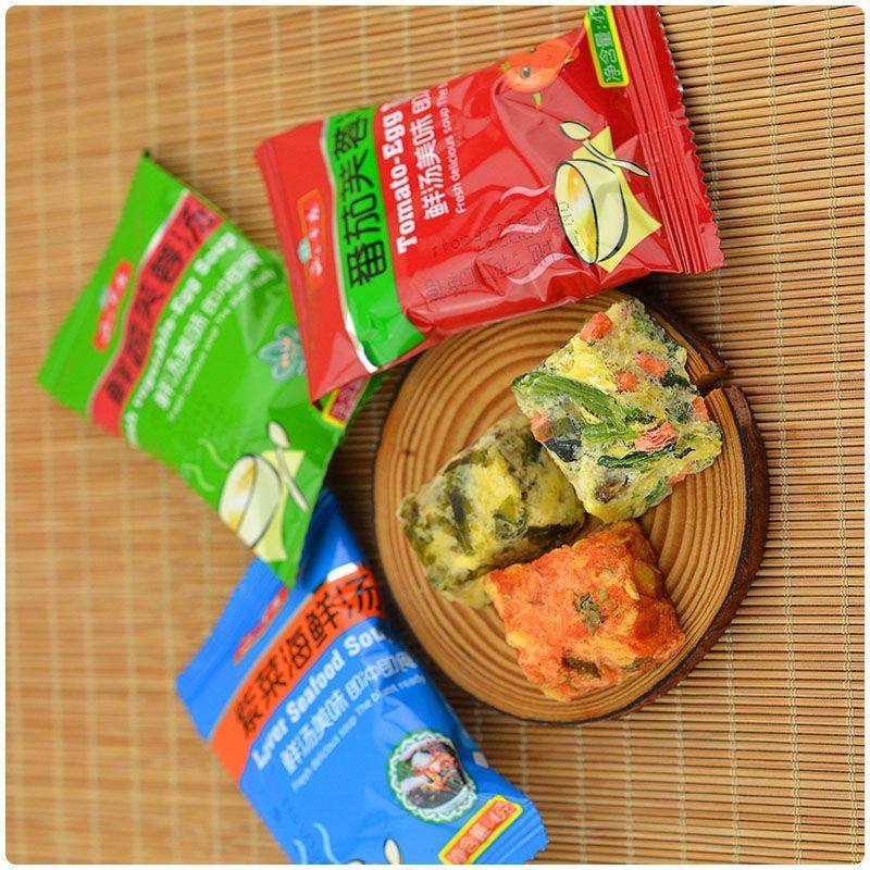 五谷农庄冲泡免煮即食方便汤包食品速溶菠菜蛋花汤鲜蔬芙蓉汤宵夜