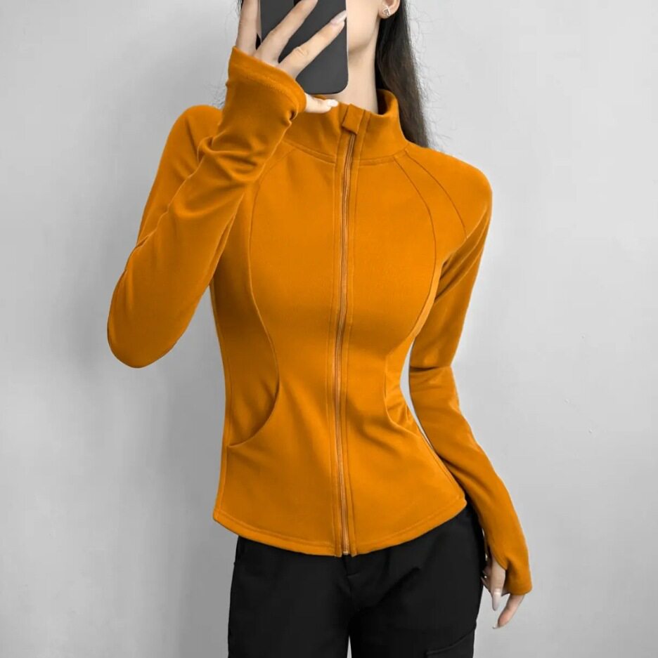 巨好看的秋季卫衣女新款2025爆款打底衫时尚洋气开衫长袖瑜伽外套