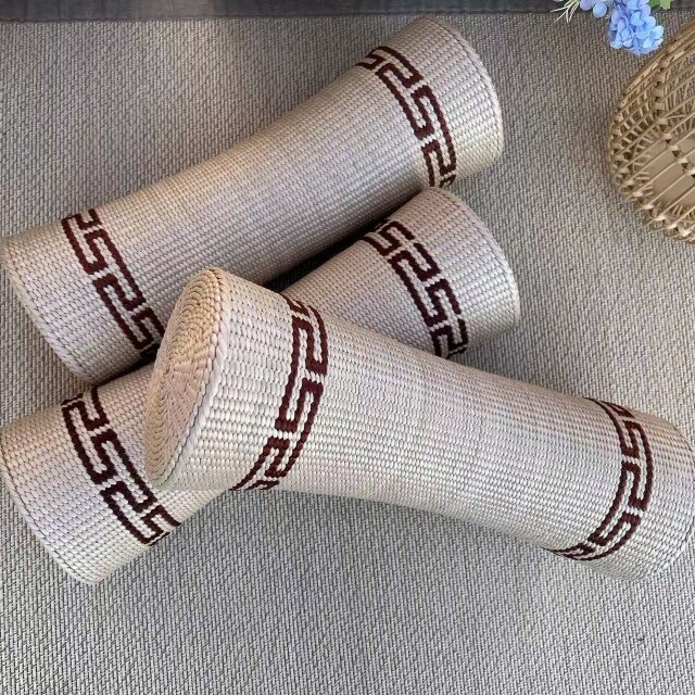 安眠养生手工编天然蒲草成人枕头护颈椎中药保健决明子艾绒助祛湿