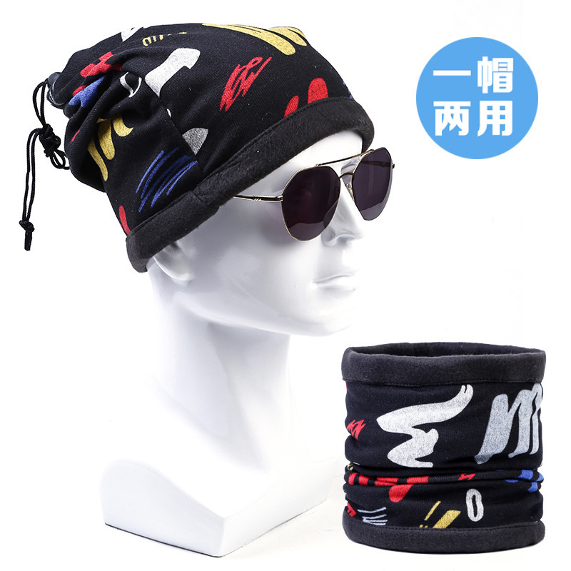 帽子秋冬季保暖套头帽男韩版潮欧美包头帽女头巾成人睡帽男堆堆