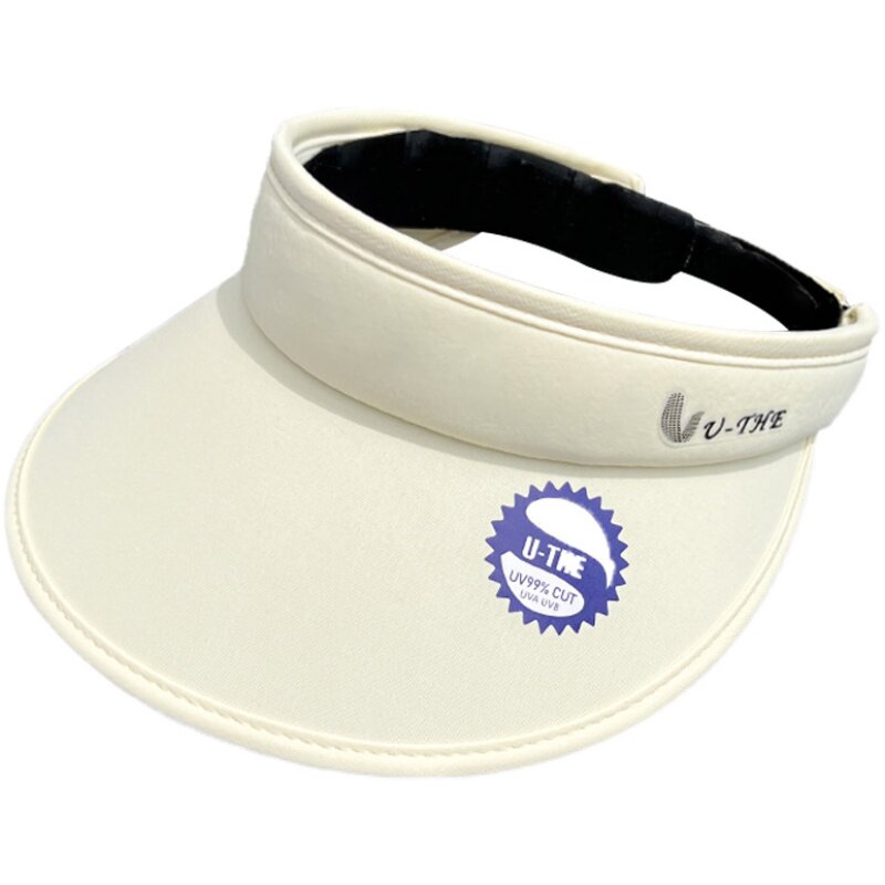 HONG KONG PURCHASING ICE SILK UV SUNSCREEN EMPTY HAT WOMENS SUMMER OUTDOOR ANTI-ULTRAVIOLET CYCLING HAT HAT LARGE BRIM