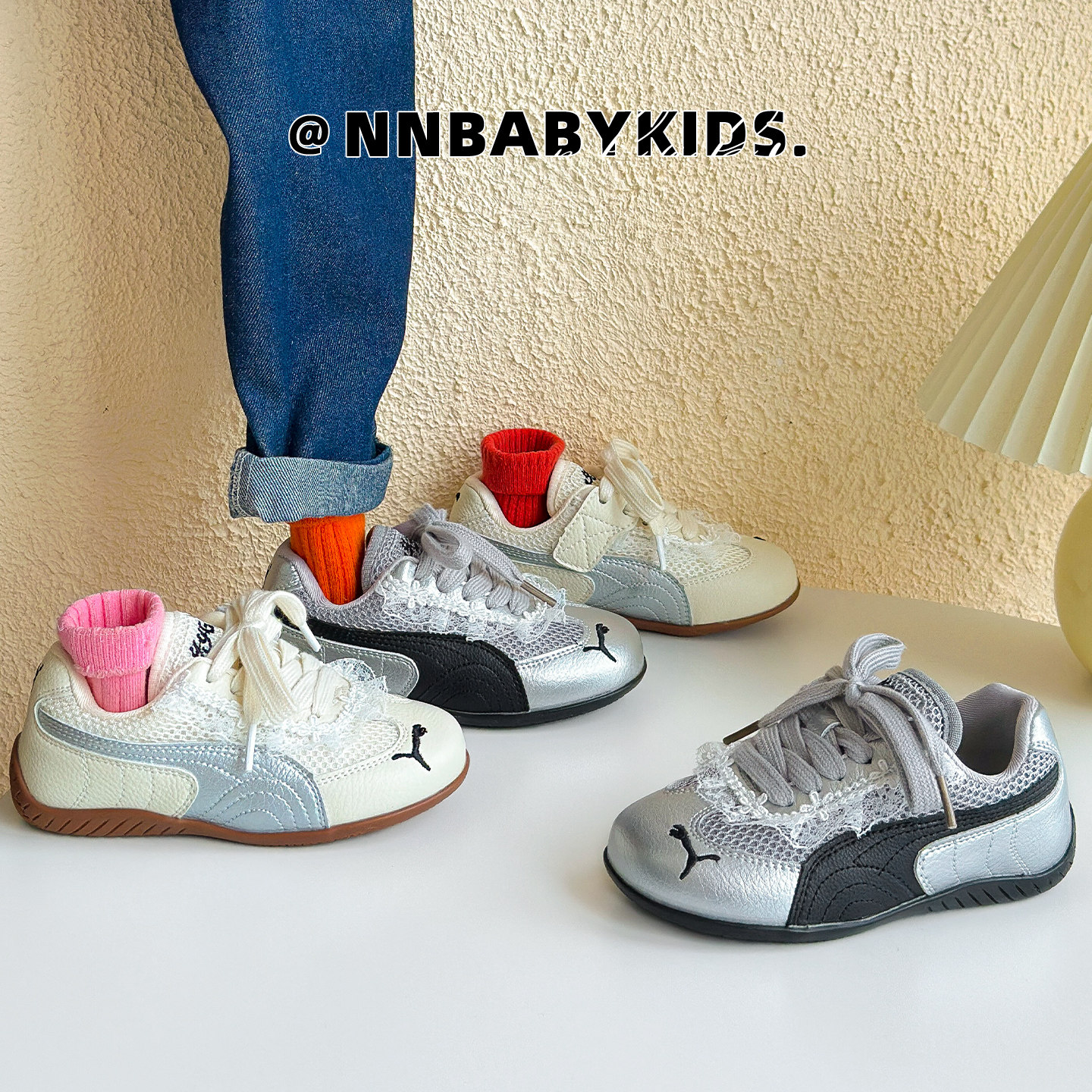 韩版女童蕾丝花边德训鞋2026春款儿童薄底板鞋中大童公主运动鞋潮,童鞋/婴儿鞋/亲子鞋,运动鞋,淘宝优惠券,粉丝福利购,淘宝优惠卷