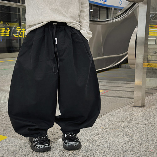 男童裤子春秋款2026新儿童中大童运动裤休闲胖宝宝男孩春装阔腿裤