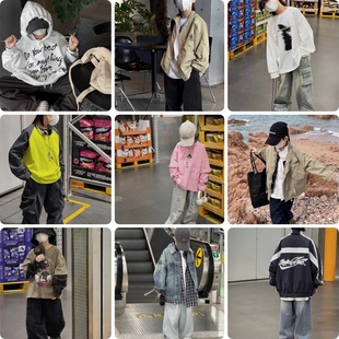 （浮力体验款身高100cm-110cm）童装男童衣服裤子套装23春1+24春1