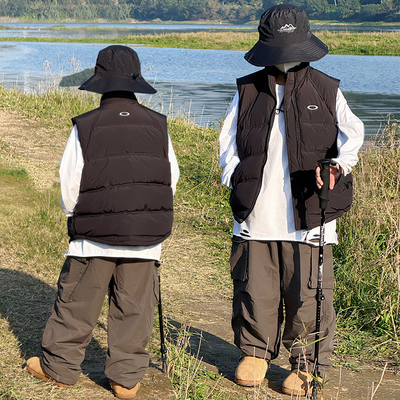 男童羽绒棉棉马甲儿童冬装外套夹棉背心2025冬季胖宝宝保暖外出服