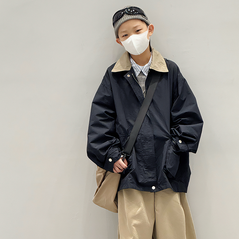 男童外套儿童秋装2025新款中大童上衣宝宝洋气薄款夹克炸街韩版潮