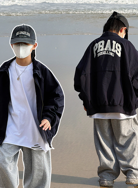 儿童夹克外套男童上衣春秋季2026新款中大童外出服胖宝宝户外春装