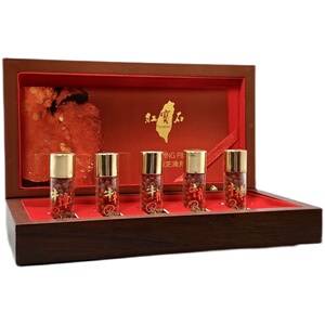 台湾牛樟芝滴丸5瓶装野生椴木子实体牛樟菇萃取胶囊原装正品直邮