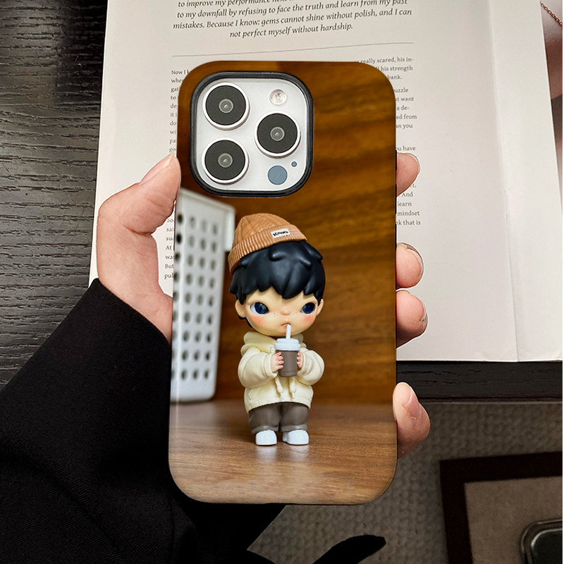 卡通可爱喝咖啡小野新款适用苹果16Promax菲林磁吸手机壳15Promax二合一潮牌14Pro软壳不撞壳高级感新款x动漫,3C数码配件,手机保护套/壳,淘宝优惠券,粉丝福利购,淘宝优惠卷
