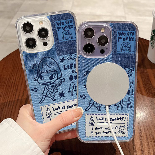 奈良美智适用苹果18promax手机壳iPhone17promax透明磁吸软壳潮牌新款16不撞壳防摔硬壳可爱18时尚全包
