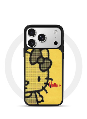 [Magsafe磁吸]可爱黄色猫适用苹果17Promax手机壳16Promax小众高级感黑边亚克力15肤感玻璃14新款17pro