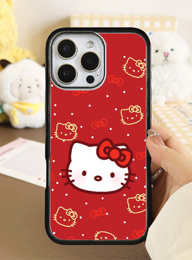 [Magsafe磁吸]新年好运红色新年蝴蝶结适用苹果17Promax黑边手机壳16Promax小众高级感不撞壳亚克力15防摔17p