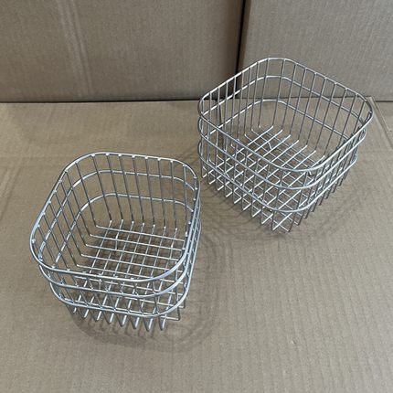 Alin304不锈钢收纳篮置物架沥水架收纳筐多功能家用姜蒜果蔬篮