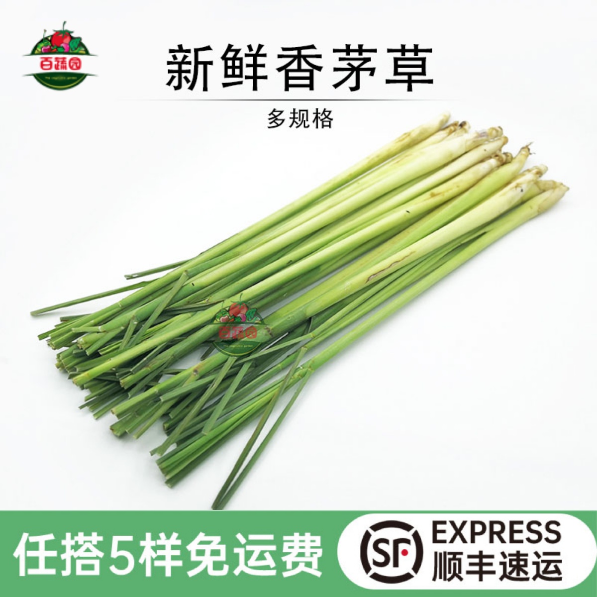 新鲜香茅草柠檬草叶奶茶店饮品提香菜泰式冬阴功汤底原料香料蔬菜