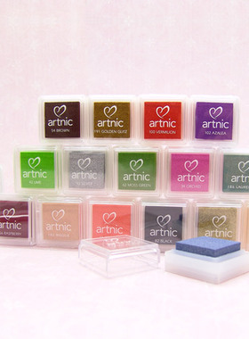 日本文具月猫Tsukineko artnic 小单方艺术印台 AS系列96色链接1