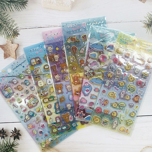 日本文具SAN-X 鲸鲨先生 角落生物 轻松熊系列 手帐素材 可爱贴纸